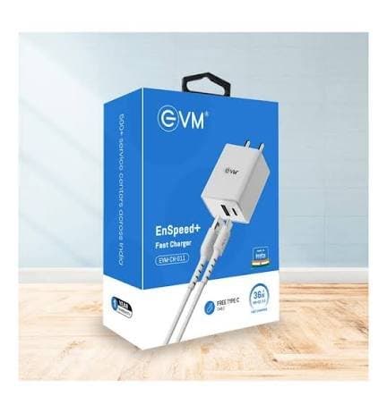 EVM QC+PD Charger 36W with Type-C Cable White — B2B catalogue product