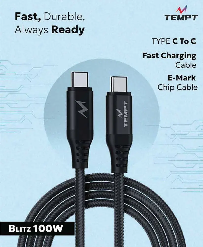 Tempt BLITZ 100W Type C2C from the B2B distributor catalogue