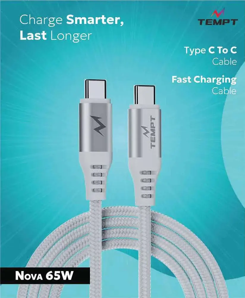 Tempt NOVA 65W Type C2C from the B2B distributor catalogue